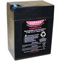 Parmak Gel Battery, Black, For DFSPLI Solar Powered Fencers 901